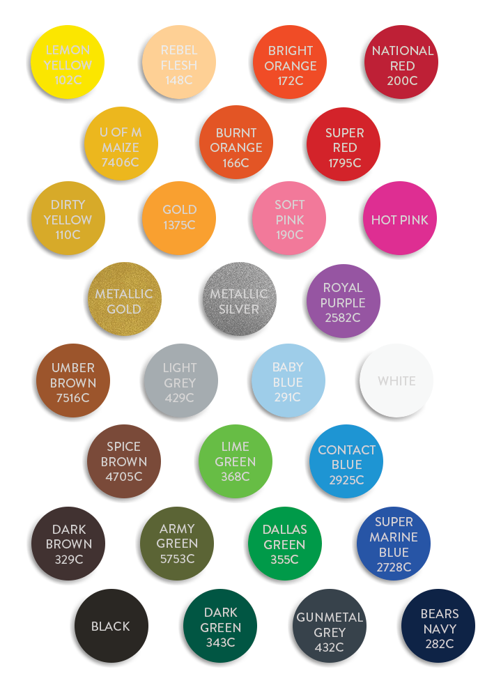 Standard Garment Inks